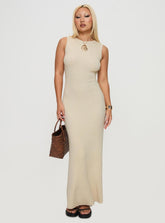 Osment Knit Maxi Dress Cream